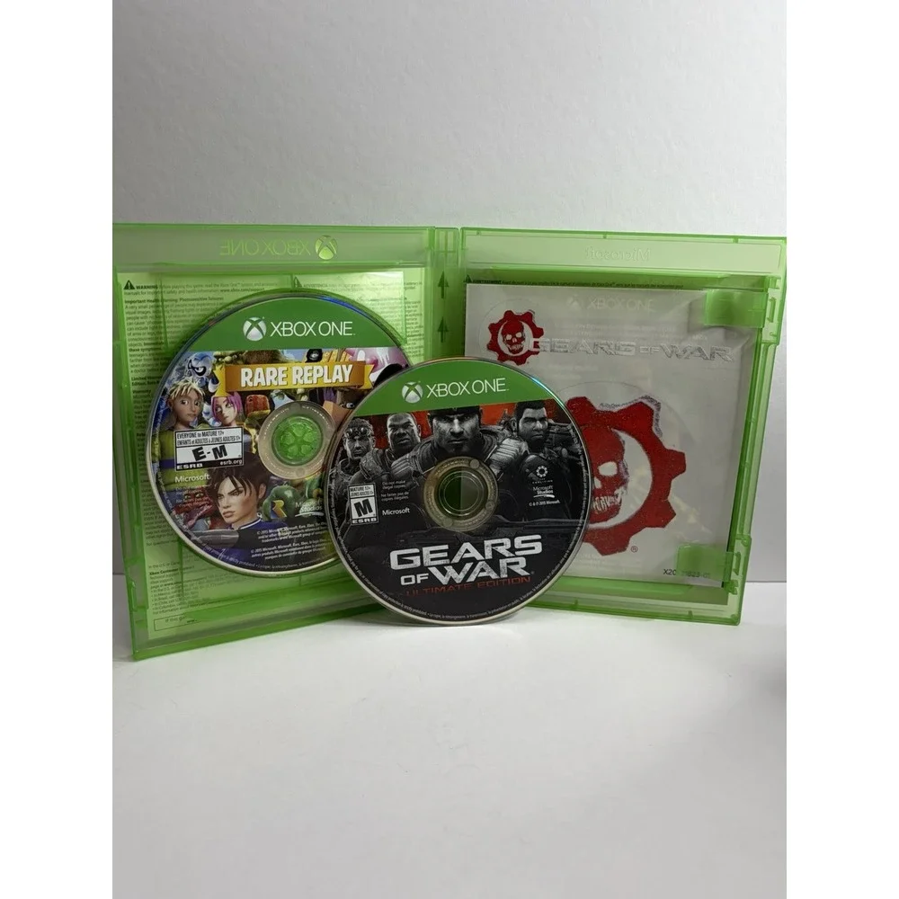 Microsoft Xbox One Game Lot Train Life Gears of War Rare Replay The Evil Within